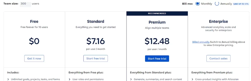 Atlassian Atlas Pricing