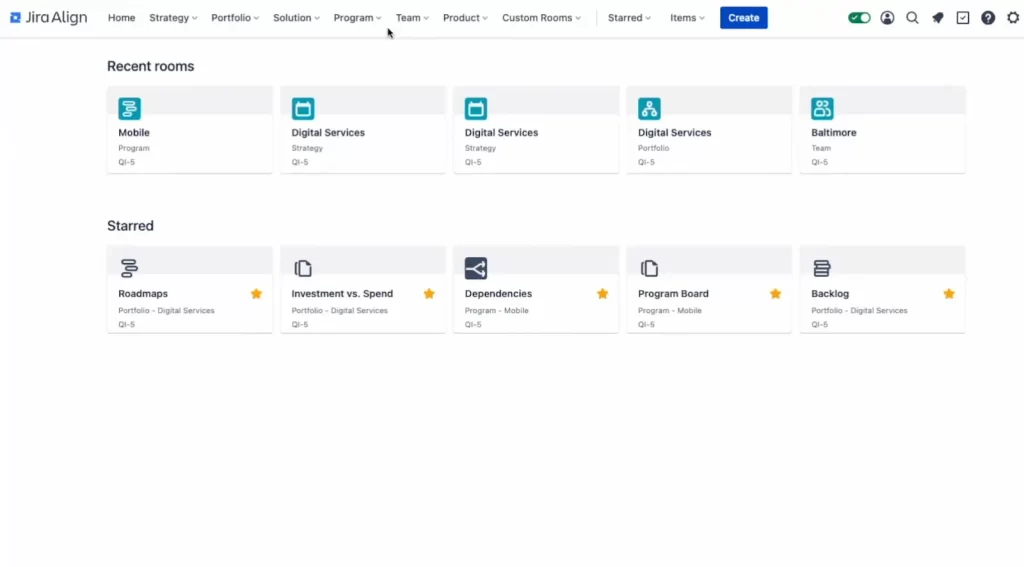 Jira Align is a large-scale work management platform