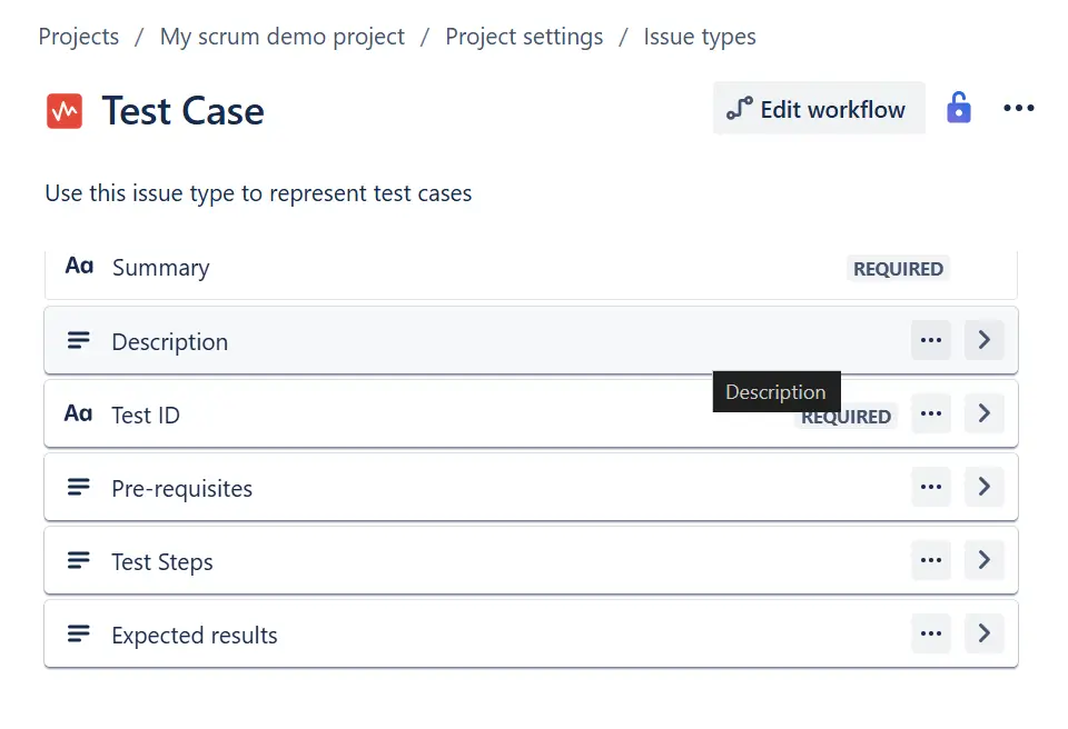 Consider leveraging custom fields to outline your test case structure