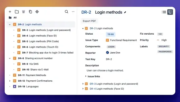 Requirements and Test Management for Jira (RTM)