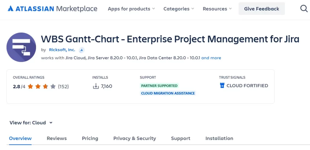 WBS Gantt Chart plugin