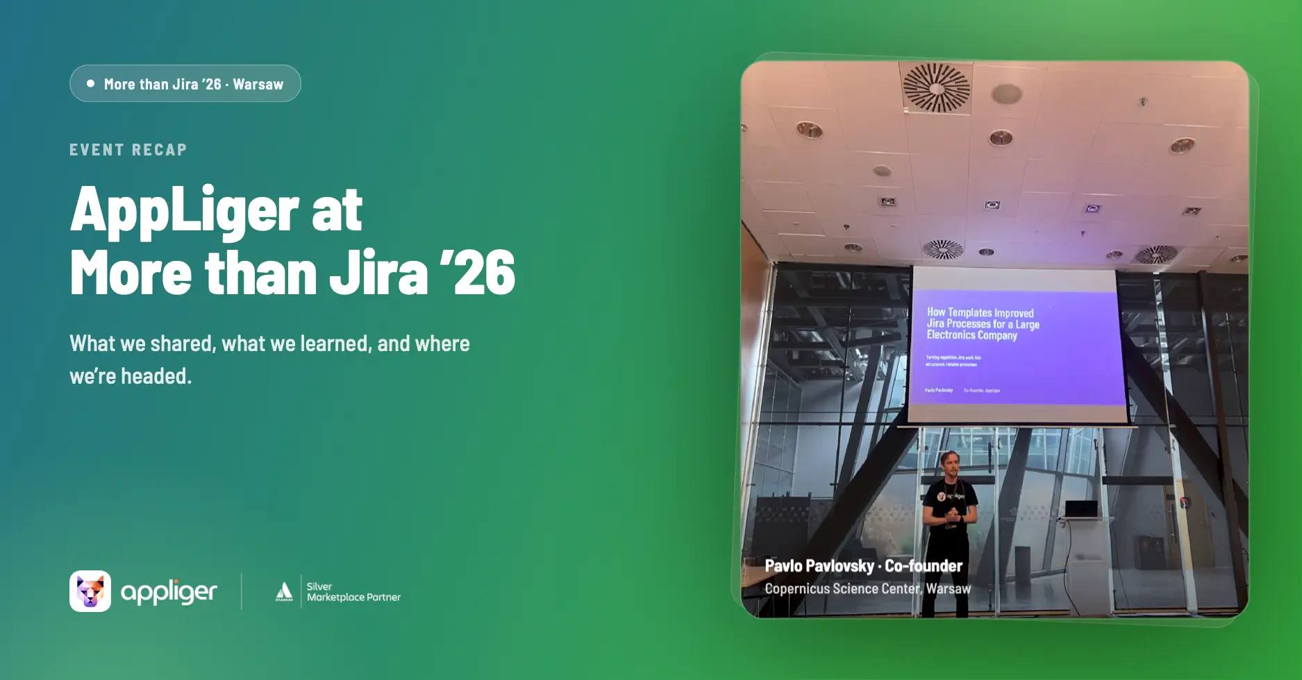 AppLiger na More than Jira ‘26: Co podzieliliśmy, czego się nauczyliśmy i dokąd zmierzamy